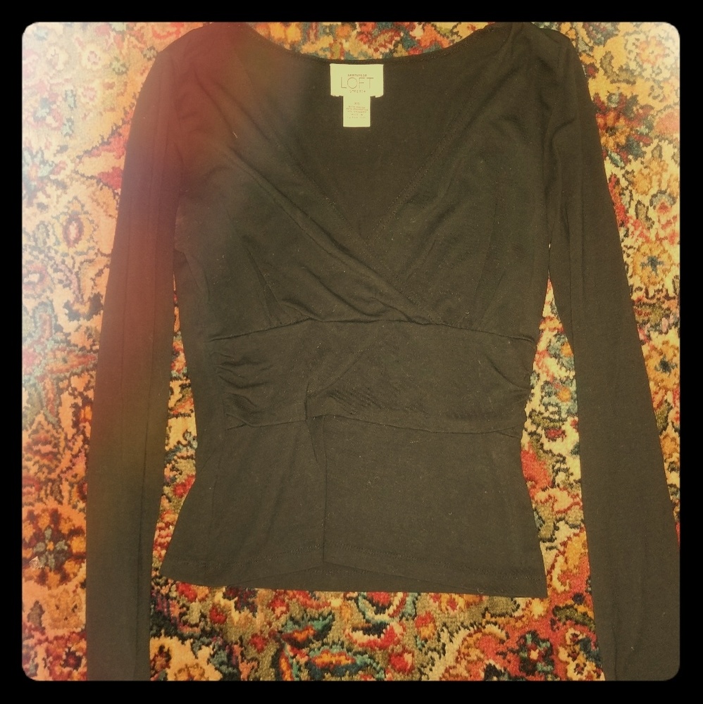 Ann Taylor loft black top